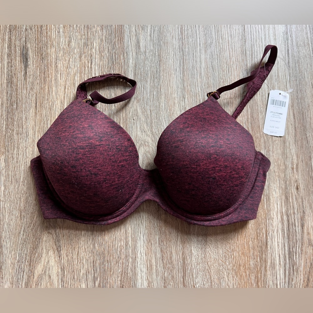 NWT Soma Embraceable Geo Lace Trim 34D